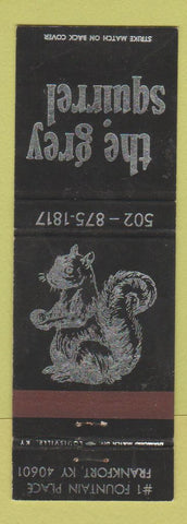 Matchbook Cover - The Grey Squirrel Frankfort KY WEAR
