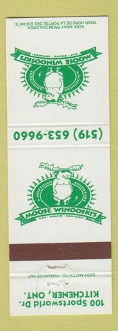 Matchbook Cover - Moose Winooski's Kitchener ON