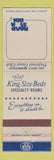 Matchbook Cover - Road Star Inn Madison Janesville Green Bay Milwaukee WI