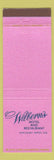 Matchbook Cover - Wilbern's Motel Restaurant Wisconsin Rapids WI