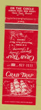 Matchbook Cover - Crab Tree Somers Point NJ RED WEAR