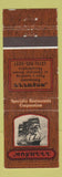 Matchbook Cover - Moshulu Restaurant Philadelphia PA WEAR