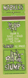 Matchbook Cover - Stump's Markets rabbit WEAR