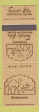 Matchbook Cover - The Glass Camel Restaurant Frederick and Nelson Tigard OR