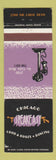 Matchbook Cover - Chicago Speakeasy Denver Colorado