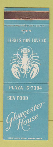 Matchbook Cover - Gloucester House New York City WEAR
