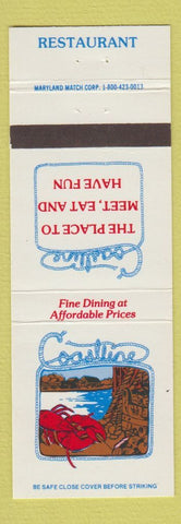 Matchbook Cover - The Lobster House Williamsburg VA Southern Pancake Waffle