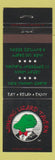 Matchbook Cover - King's Family Restaurants Apple Pie