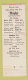 Matchbook Cover - Nantucket Cove St Louis MO WEAR
