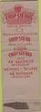 Matchbook Cover - Chip Steaks Hamburgers WEAR Pittsburgh PA