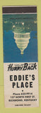 Matchbook Cover - Eddie's Place Richmond KY