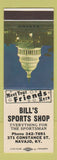 Matchbook Cover - Bill's Sports Shop Navajo KY SAMPLE