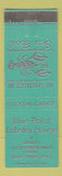 Matchbook Cover - Blue Point Lobster House Rocky River OH TEAL