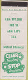 Matchbook Cover - Mutual Chemical safety