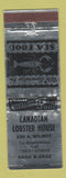 Matchbook Cover - Canadian Lobster House Nashville TN WEAR