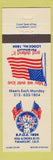 Matchbook Cover - Elks Lodge Paramount CA