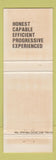Matchbook Cover - Al J Kuti Commissioner Hermitage PA