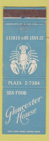 Matchbook Cover - Gloucester Seafood House restaurant New York City lobster