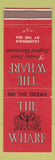 Matchbook Cover - The Warf Restaurant Fort Lauderdale FL