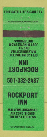 Matchbook Cover - Rockport Inn Malvern AR