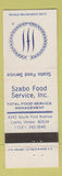 Matchbook Cover - Szabo Food Service Lyons IL