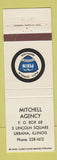 Matchbook Cover - Pekin Insurance Mitchell Agency Urbana IL