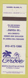 Matchbook Cover - Coconut Grove Restaurant Sanibel Island FL