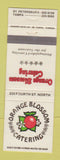 Matchbook Cover - Orange Blossom Catering St Petersburg Tampa FL