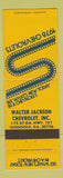 Matchbook Cover - 1978 Chevrolet Walter Jackson Ringgold GA