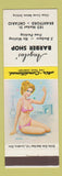 Matchbook Cover - Angelos' Barber Shop Brantford ON pinup