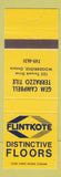 Matchbook Cover - Flintkote Flooring Woodbridge ON Gem Campbell Tiles