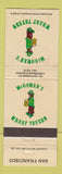 Matchbook Cover - McGowan's Wharf Tavern San Francisco CA