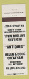 Matchbook Cover - Helen and Doug Cheatham Red Barn Antique Mall Mobile AL
