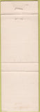 Matchbook Cover - Pinky's Bar Lounge Laramie WY WEAR hillbilly