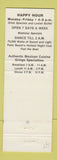 Matchbook Cover - Flamingo Cantina Boynton Beach FL Holiday Inn