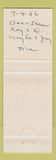 Matchbook Cover - Hidden Valley Catfish House Conway AR