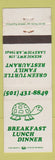 Matchbook Cover - Green Turtle Family Restaurant Lakeview AR WEAR