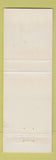 Matchbook Cover - Sumter Chateau Livingston AL Wishbone Eutaw YELLOW WEAR