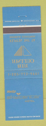 Matchbook Cover - Rib Cellar Hertz Skycenter Hotel Huntsville AL