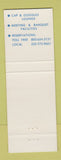 Matchbook Cover - Rib Cellar Hertz Skycenter Hotel Huntsville AL