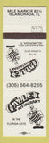 Matchbook Cover - Galley Restaurant Islamorada FL
