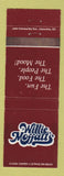 Matchbook Cover - Willie Moffatt's Memphis TN Huntsville Birmingham AL WEAR