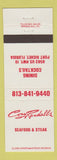 Matchbook Cover - Cory Randalls Seafood Steak Port Richey FL