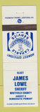 Matchbook Cover - James Lowe Sheriff  Election Whitfield County GA