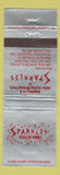 Matchbook Cover - Sparkles Roller Rinks Marietta Smyrna Canton GA WEAR