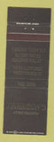 Matchbook Cover - Harrison's at the Galleria Atlanta GA
