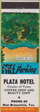 Matchbook Cover - Plaza Hotel New Braunsfels TX