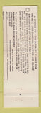 Matchbook Cover - Battered T Shirts ripped Oxnard CA girlie