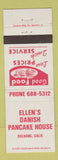 Matchbook Cover - Ellen's Danish Pancake House Solvang CA