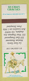 Matchbook Cover - La Casa Garcia Mexican Restaurant Anaheim CA